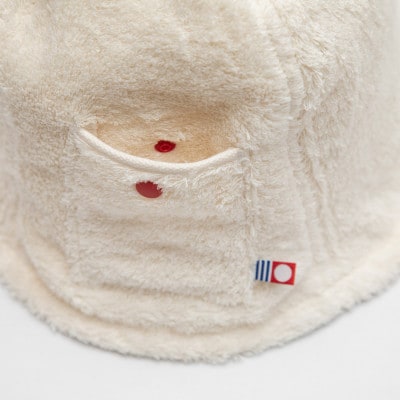 【Sea Sauna Shackオリジナル×コンテックス】今治 サウナハット ホワイト Fサイズ