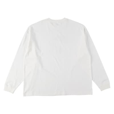 【Sea Sauna Shackオリジナル】薪割りロングTシャツ ホワイト XLサイズ