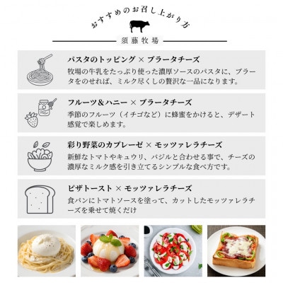 モッツァレラチーズ1個＆ブラータチーズ1個セット【配送不可地域：離島・沖縄県】