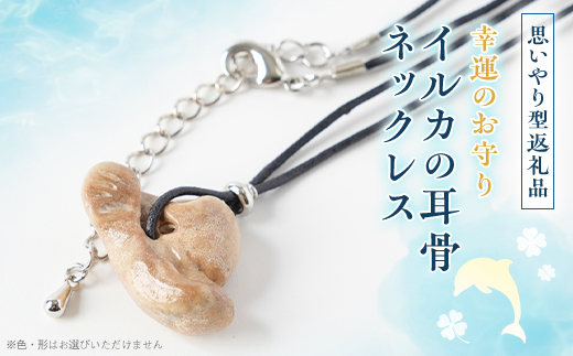 【思いやり型返礼品】イルカの耳骨ネックレス《限定10個》
