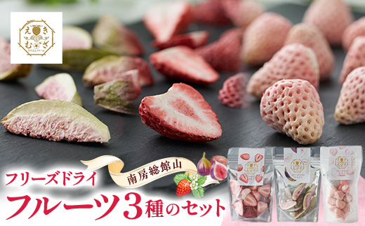 きざえむファームの南房総館山フリーズドライフルーツ 3種類