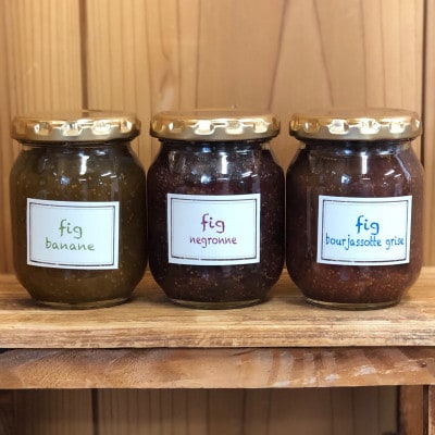 いちじく農家の手作り無添加ジャム　食べ比べセット(150g×3本)