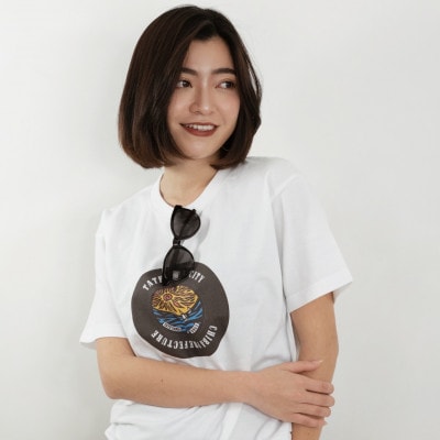 館山市 マンホールTシャツ 白 Mサイズ