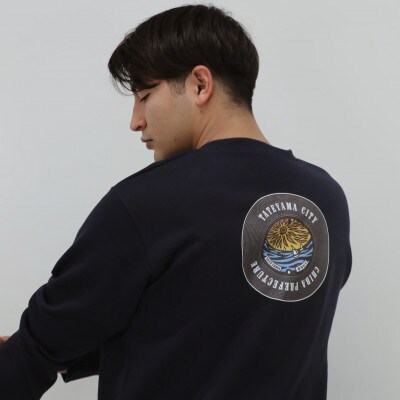 バックプリント 館山市 マンホールトレーナー Sサイズ