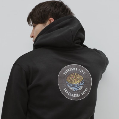 バックプリント 館山市 マンホールパーカー Sサイズ