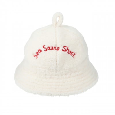 【Sea Sauna Shackオリジナル】ボアサウナハット 白