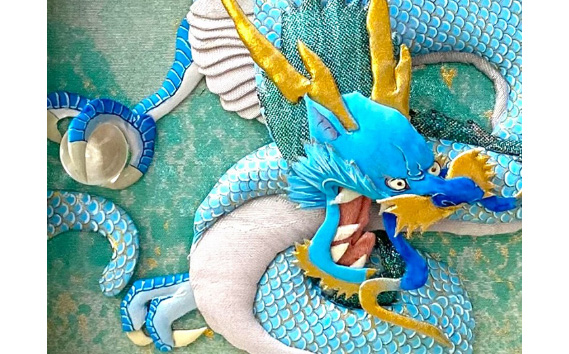 【雲龍風虎堂】押絵『水龍』（小）