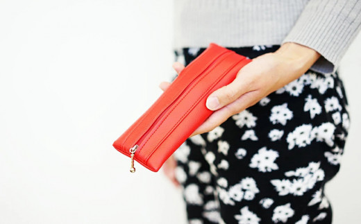 PVCレザーペンケース「FULAPE」（ピンク）