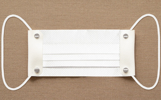 PVCレザー日本製マスクホルダー（2名様×2セット）