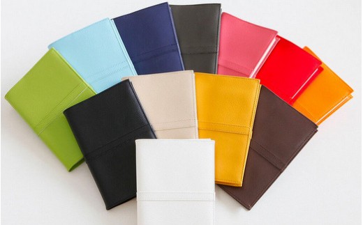 上質な国産PVCレザーブックカバー「SION」文庫サイズ/文庫（厚）サイズのセット（ホワイト）