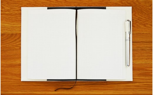 PVCレザーノートカバー「kanon」B5用（ピンク）