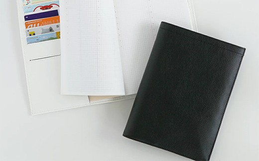 上質な日本製手帳カバー（A5サイズ）（オレンジ）