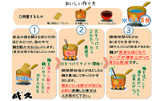 成久【冷凍】ラーメン4種セット