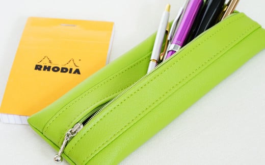 PVCレザーペンケース「FULAPE」（ピンク）