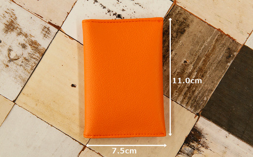 PVCレザー名刺入れ「Mei」（グレー）