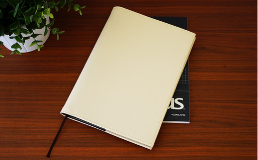 PVCレザーノートカバー「kanon」B5用（ブラウン）