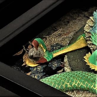 【雲龍風虎堂】押絵『青龍』（小）