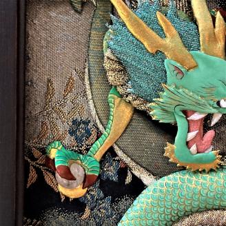 【雲龍風虎堂】押絵『青龍』（大）