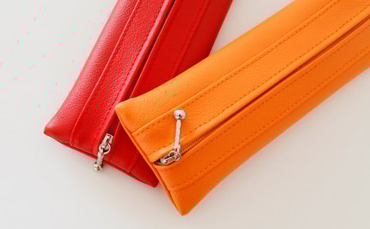 PVCレザーペンケース「FULAPE」（グレー）