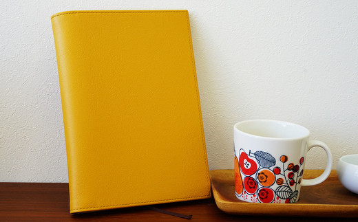 PVCレザーノートカバー「kanon」B5用（ライトブルー）