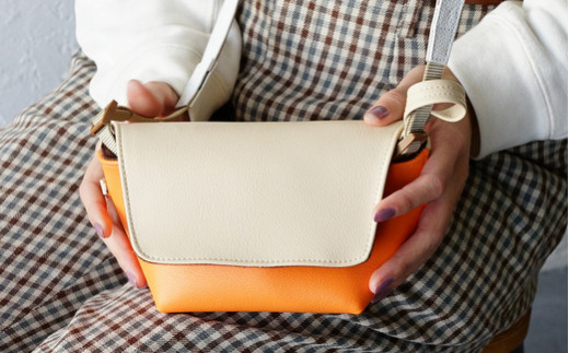 カラーオーダーできるPVCレザーカメラポーチ「sacoa」（レッド）