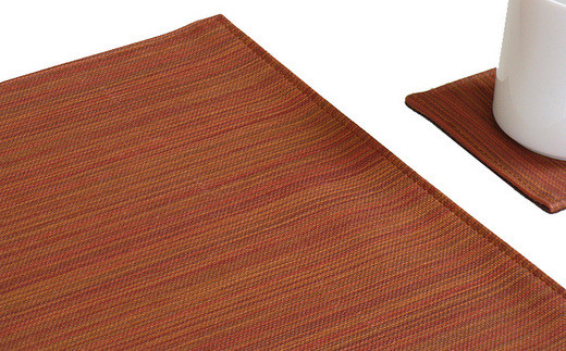 PVCレザーランチョンマット「LEKKU type－J」2枚セット（青）