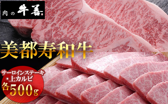 【美都寿和牛】サーロインステーキと上カルビ