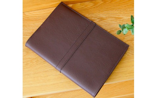 上質な国産PVCレザーブックカバー「SION」文庫サイズ/文庫（厚）サイズのセット（ブラウン）