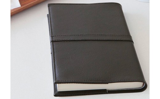 上質な国産PVCレザーブックカバー「SION」文庫サイズ/文庫（厚）サイズのセット（グレー）