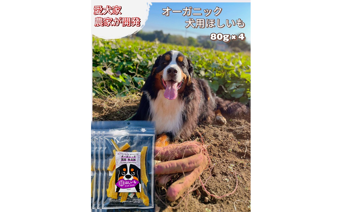 犬用オーガニックほしいも　80g×4