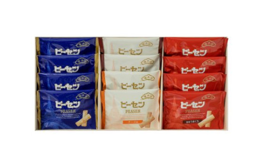 榮太樓總本鋪　ピーセン12袋入×2箱 / ふるさと納税 菓子 和菓子 せんべい 煎餅 ピーナッツ ピーセン ぴーせん えいたろう 栄太郎 榮太郎 スナック菓子 落花生 お年賀 中元 歳暮 国産米 贈答 ギフト お土産 千葉県 茂原市 MBAS001