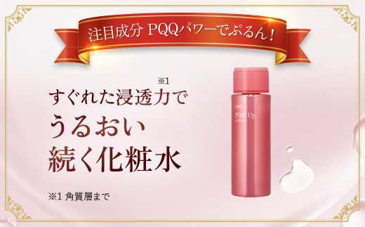 66453_DHC Pアップ ローション／ 美容 化粧品コスメ 化粧水 ローション 整肌成分 PQQ ピロロキノリンキノン 保湿成分 ハマメリス葉エキス ヒアルロン酸 マリンコラーゲン 乾燥 ハリ キメ うるおい DHC ディーエイチシー 千葉県 茂原市 MBB035