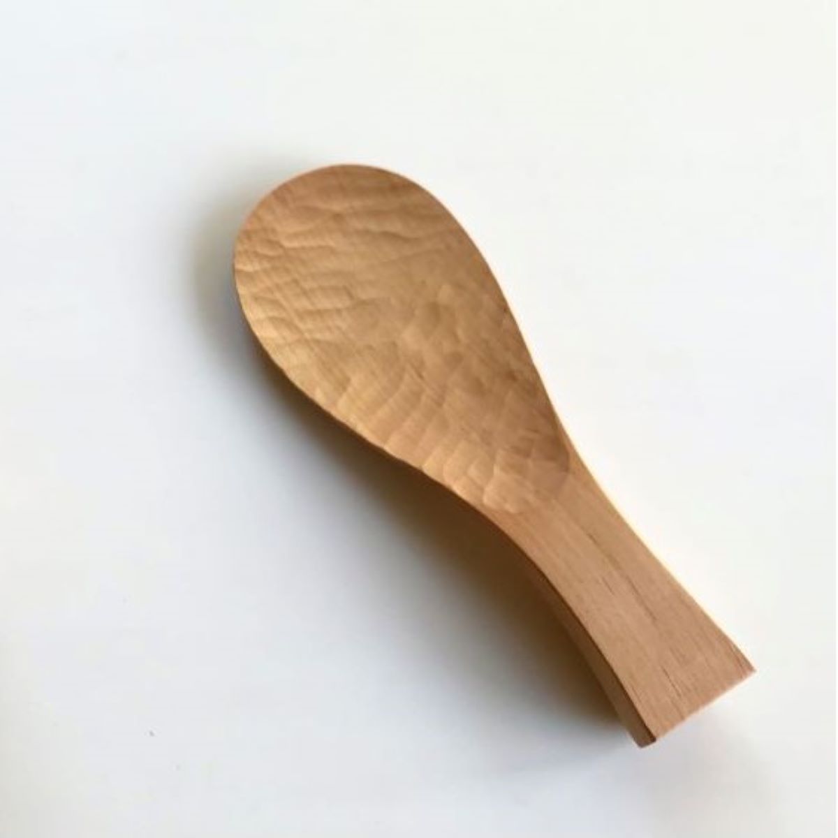 立つしゃもじ山桜orチェリー　自立するしゃもじ(1個)木製 / ふるさと納税 木工品 天然木 天然素材 手作りしゃもじ 自立 キッチン用品 日用品 雑貨 千葉県 茂原市 MBA002