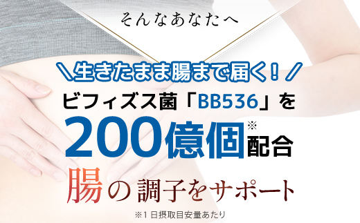 75910_【機能性表示食品】DHC届くビフィズスEX 30日分 2個セット（60日分）／ 健康 サプリ サプリメント ビフィズス菌 BB536 生きて届く 腸内フローラ 腸内環境 腸 整える DHC ディーエイチシー 千葉県 茂原市 MBB025