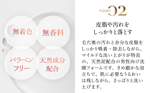 66460_DHCクレイ フェース ウォッシュ 2個セット【DHC for MEN ハイライフ】 ／ 美容 化粧品 スキンケア メンズ 洗顔 洗顔フォーム 天然ミネラル 泥 クチャ 泥灰岩 微粒子 毛穴 皮脂 汚れ 吸着 うるおい さわやか DHC ディーエイチシー 千葉県 茂原市 MBB034