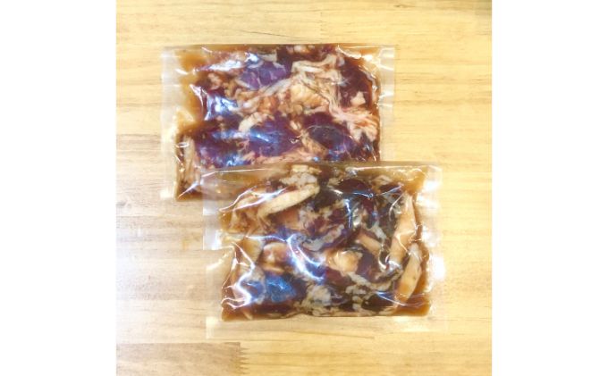 鹿カルビ丼2人分