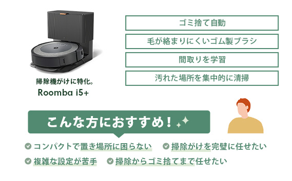 ロボット掃除機 ルンバ i5＋ 【公式整備済リユース品】 i555860
