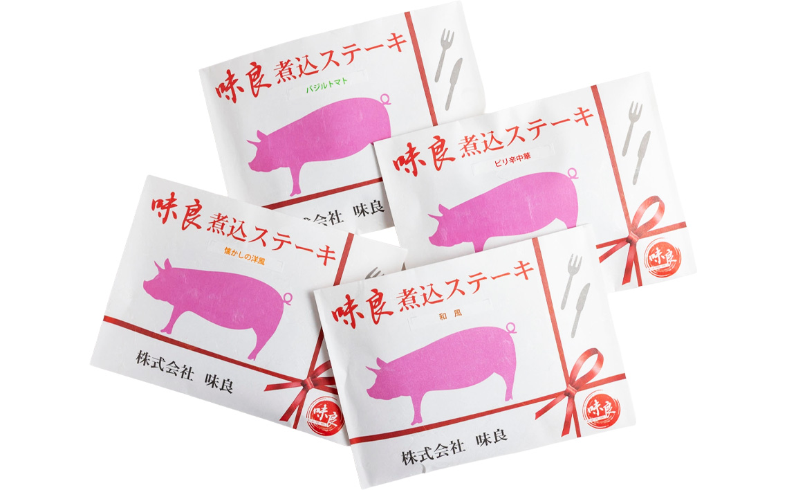 ごちそうレトルト　煮込みステーキ　和風（約150×4）