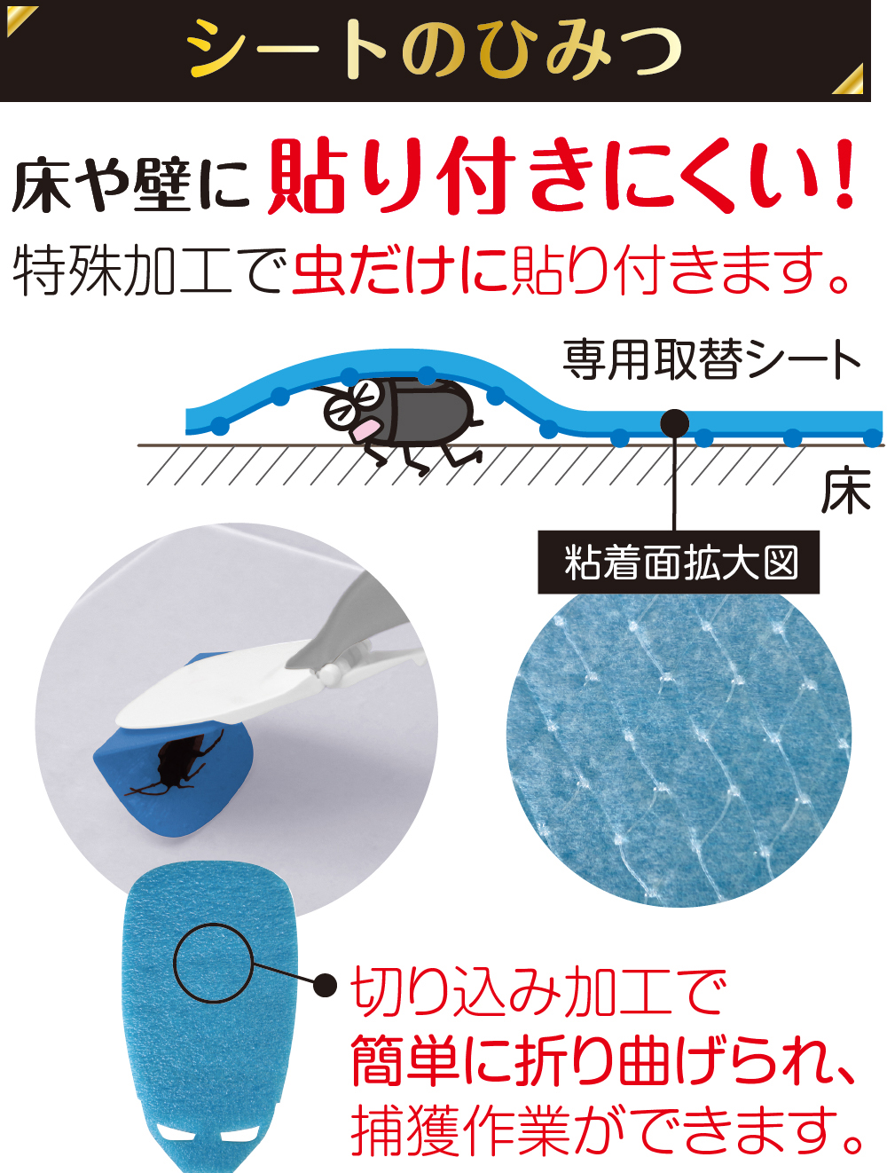 ムシモン本体＋替えシート2P　msn01