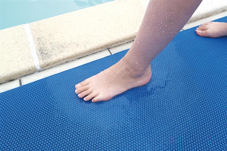 安全歩行マット　900mm×10M　グレー