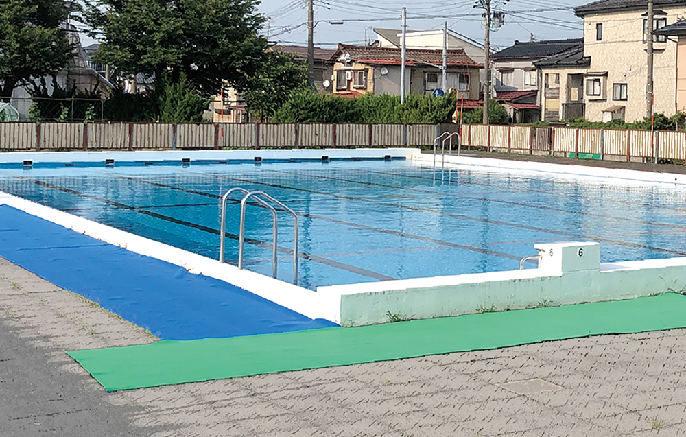 安全歩行マット　900mm×10M　グレー