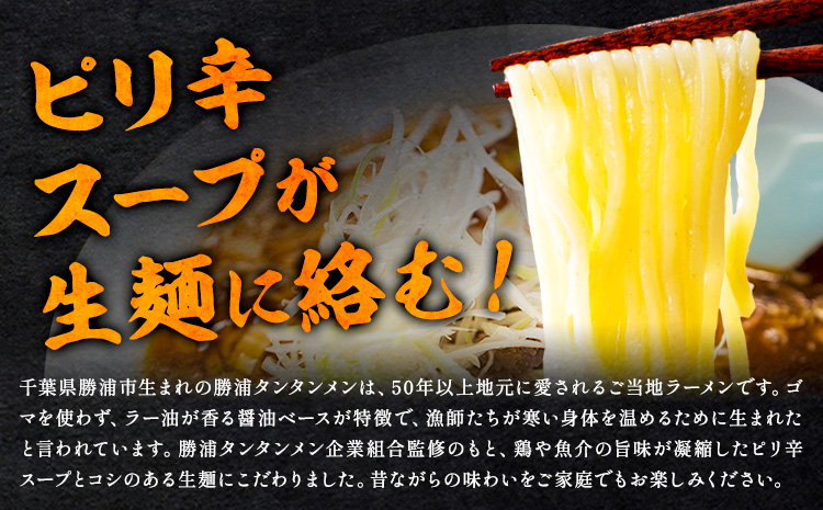 勝浦タンタンメン 担々麺 生麺 計21人前 (3人前×7箱) 有限会社鈴正《90日以内に出荷予定(土日祝除く)》千葉県 勝浦市 送料無料 麺 スープ ラー油 生めん 旨辛 ピリ辛 ラーメン タンタンメン 勝浦 名物 お取り寄せグルメ---kastuura_szm_1---