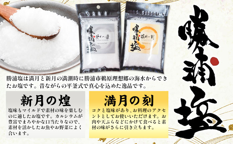 勝浦塩 (満月の刻・新月の煌)と 勝浦タンタンメンセット 一般社団法人勝浦市観光協会《90日以内に出荷予定(土日祝除く)》千葉県 勝浦市 担々麺 勝浦塩【配送不可地域あり】---kastuura_knko_4---