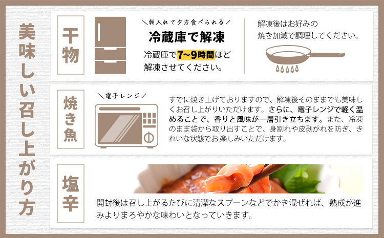 干物・焼魚・塩辛セット 4~6種10枚 株式会社鈴八フーズ 《30日以内に出荷予定(土日祝除く)》【配送不可地域：離島】塩辛100gさばの塩焼き さけの塩焼き 干物 アジ カレイ 金目鯛 イカ ホッケ 鯛 さば 赤魚 さんま エボ 鯛 カサゴ カマス---kastuura_szh_1---