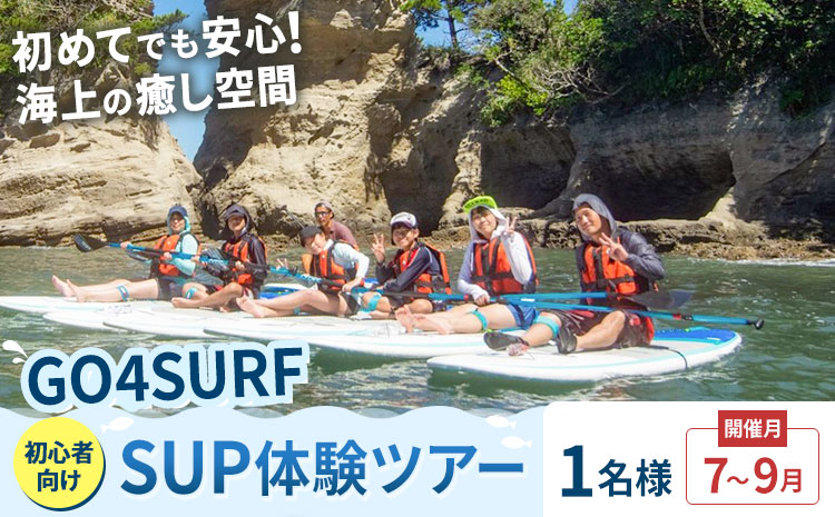 初心者向けSUP体験ツアー 1名様 7-9月 GO4SURF《30日以内に出荷予定(土日祝除く)》千葉県 勝浦市 マリンアクティビティ体験 マリンスポーツ 海 SUP サップ 初心者向け 初心者 体験 6歳から可能---kastuura_g4s_3---