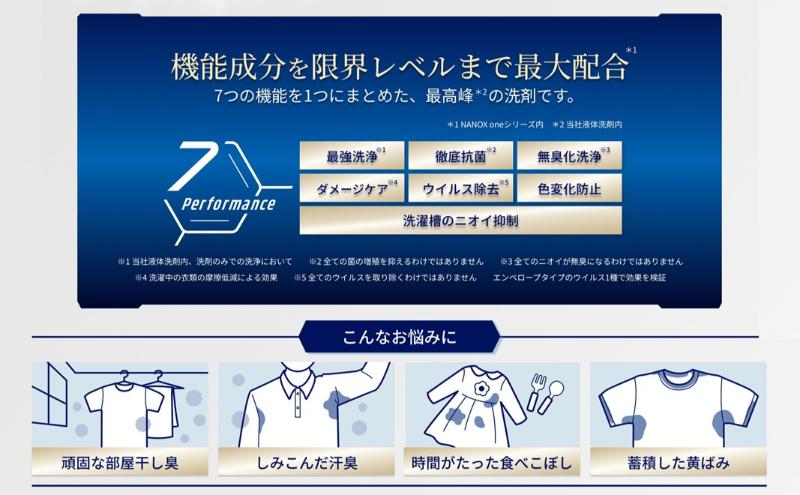 NANOXonePRO（詰め替え用超特大×6個）ライオン 洗濯 洗濯洗剤 液体洗剤 日用品 消耗品 詰め替え 除菌 消臭 抗菌 ギフト 石鹸 衣類用