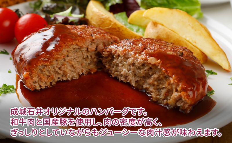 成城石井　ハンバーグステーキ　プレーン＆チーズセット