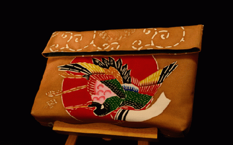 「萬祝染」トート&クラッチバッグ [0100-0040]