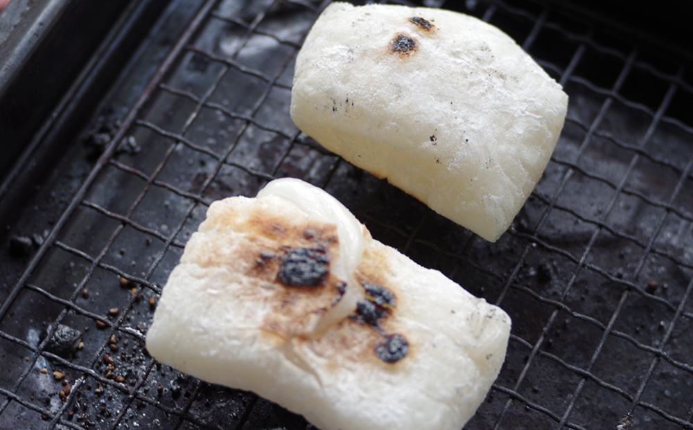 【日時指定必須】つきたて「切り餅」と自家製粒あんセット（小）[0007-0050] 切り餅＆粒あん（小）