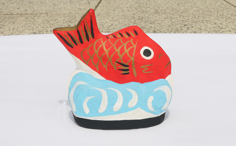 【大本山 小湊 誕生寺】日蓮聖人ゆかりの縁起物『願満の鯛』（小）　[0007-0064] 願満の鯛（小）